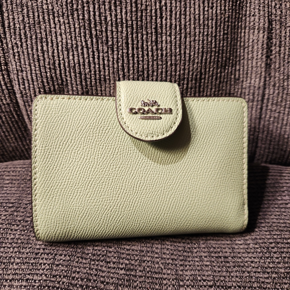 Coach Taylor Leather Flap Crossbody Bag (F25206) with Coach Wallet (A2381 6390) - Picture 13 of 16